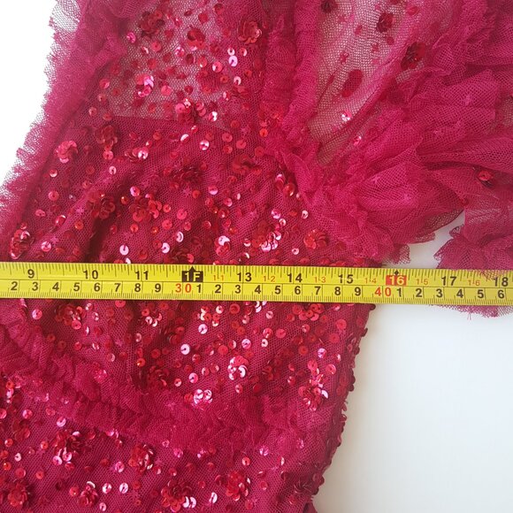 Needle & Thread Maybelle Bodice v neck ankle gown - Picture 13 of 16